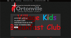 Desktop Screenshot of ortonvilleumc.org