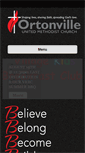 Mobile Screenshot of ortonvilleumc.org